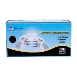 Anelsam Guantes descartables Anelsam Exam color negro talle M de nitrilo x 100 unidades