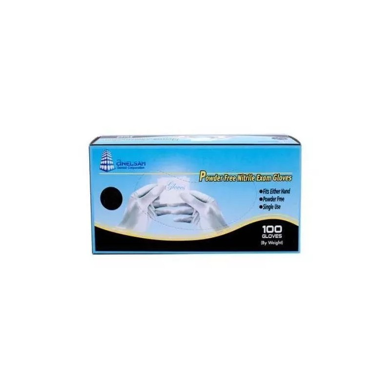 Anelsam Guantes descartables Anelsam Exam color negro talle M de