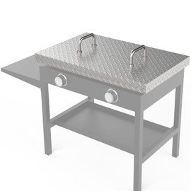 5003 Griddle Lid Cover, Hinged Lid for Blackstone Grill Lid Replacement, 28" Blackstone Griddle, Stainless Steel