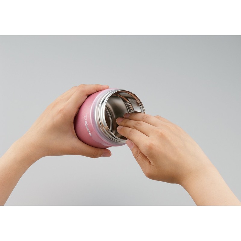 Zojirushi Stainless Steel Food Jar, Small, Pink