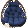 Tycdiose Outdoor Hanging Egg Chair Cushion Replacement, Thicken Egg Chair