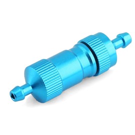Lyaciomn D4.5XD3XL51mm High Precision Big Fuel Filter 3mm RC Fuel Tank Accessories for Gasoline Aircraft Airplane Car Replacement Blue