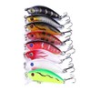 Fishing Lures Kit Mix Includes Minnow Popper Crankbait and Fish