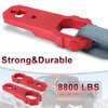 PXPART Red Tow Hooks, Front Bumper Heavy Duty Towing Replacement