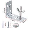 Sumnacon Shade L Brackets 8 Pcs Mounting L Bracket with