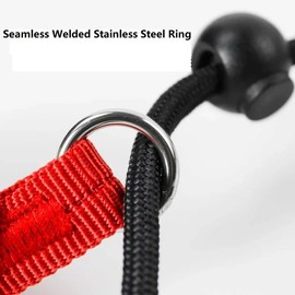 Slip Lead Dog Leash Anti-Pull Anti-Choking Strong Adjustable Nylon Comfy Handle Dog Lead Rope Dog Walking Training Leads for Small Medium Dogs Puppy Walking Training