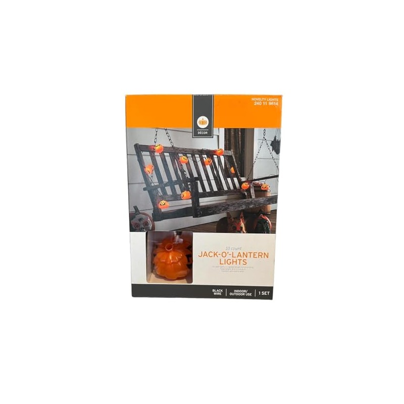 10 ct. Jack-O'-Lantern Lights