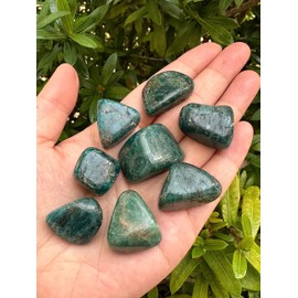 1/4 Pound Apatite Tumbled Stones, Polished Apatite Rock, Genuine Apatite Stone Bulk Lot