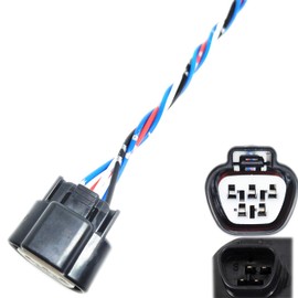 1PCS Electric Water Pump Connector Plug Harness Pigtail Wire 2010-2015 Replacement for Toyota Prius 1.8L Prius C 1.5L Prius V Lexus CT200h 1.8L 161A0-29015 161A0-39015 WPT190 WPT-190 16271-37020