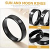 FOMIYES 2 Pairs Matching Promise Rings for Him and Her