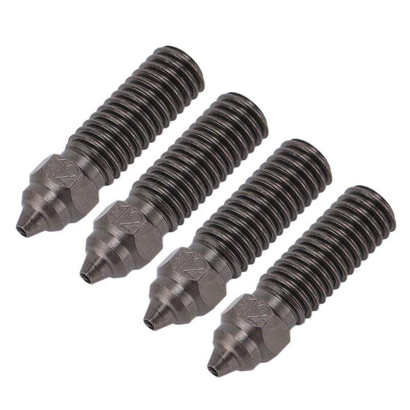 4Pcs Extruder Nozzles for CR K1 Hardened Steel Smoothing Durable