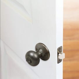 Design House 753459 Cambridge 2-Way Adjustable Privacy Door Knob, Oil Rubbed Bronze