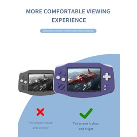 BOVUGAC [2 Pack] Screen Protector for RG34XX Retro Handheld Game Consoles 3.4 Inch Tempered Glass Film, Screen Protector for RG34XX Handheld Gaming Anti-Scratch & Sensitive & 9H Hardness