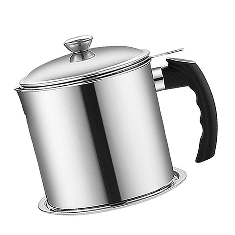 Oil Strainer Pot Filter Screen Large Capacity Multifunctional 304 Stainless
