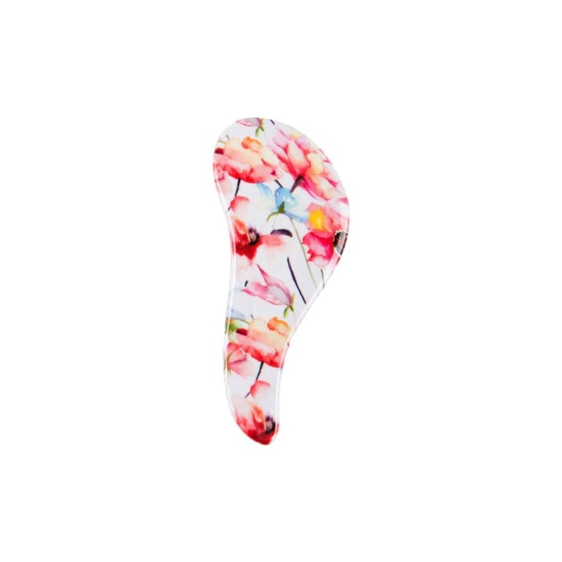 Cala Tangle free coral floral hair brush, Flower Pink/Blue