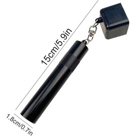 Snooker Pool Cue Tip Shaper,Repair Cue Tip Stick Accessories with Pool Cue Tips Storage and Billiard Pool Chalk Holder