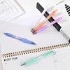 BAYTORY 5 Pcs Erasable Gel Pens, Fine Point 0.5mm Black