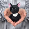 NICI French Bulldog Key Ring Keychain BB Girls Black 3.9