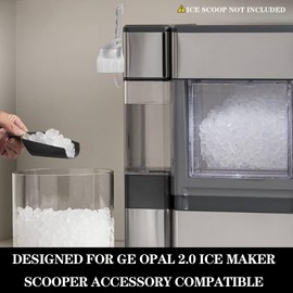 Magnetic ice Scoop holder for Ge Opal Nugget ice makers (Transparent)