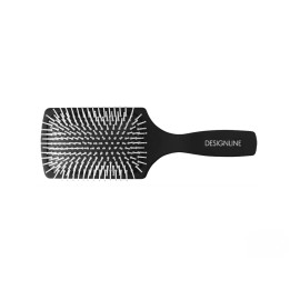 Regis DESIGNLINE Cushion Paddle Brush for Blow Drying - Flat Nylon Bristle Brush
