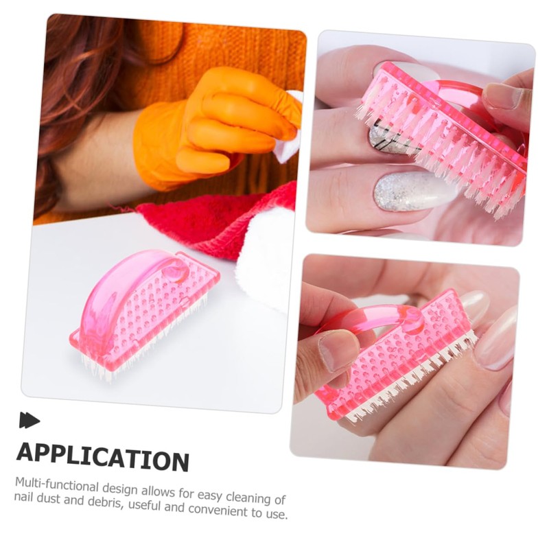 Ipetboom Fingernail Brush 4 Pack Nail Cleaning Brushes Stiff Bristles