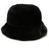 JFAN Fur Hats for Women Cute Winter Bucket Hat Large