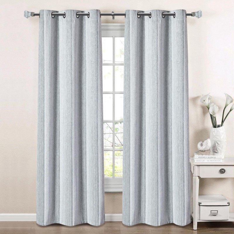 XmhFurnish 1 inch Curtain Rods for windows 36 to 72"