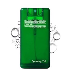 Pyunkang Yul [PKY] Ultimate Get Ready Quick Clear Mist para pieles sensibles, calma intensamente y alivia el enrojecimiento con cica y árbol de té, ta