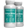 Ginkgo Biloba 6,000mg | with Added Iron | Supports Cognitive