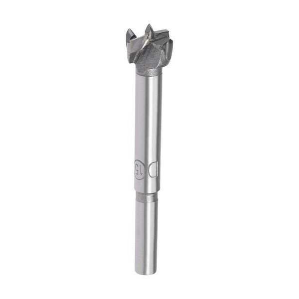 sourcing map Forstner Drill Bits 15mm, Tungsten Carbide Wood Hole