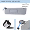 Left Driver Side Sun Visor Compatible with Honda Pilot 2017-2021,