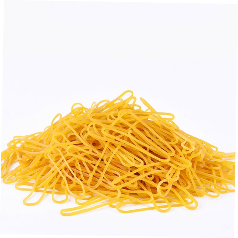 Operitacx DIY Hair Rope Elastic Band 50g Yellow High Elasticity