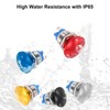 sourcing map 1PCS 10A 250V AC 22mm 7/8" Momentary Mushroom