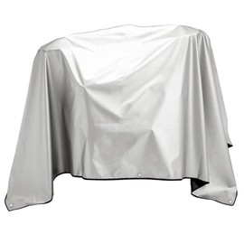 Jumbo Machine Cover Breathable Tool Cover,Machine Cover to Prevent Equipment Rust,Water Proof Dust-Proof Tear Resistant Silver (56*72,Black)