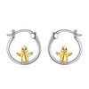 Animal Earrings for Women Girls Koala/Dinosaur/Octopus/Pig/Fox Hoop Earrings 925 Sterling