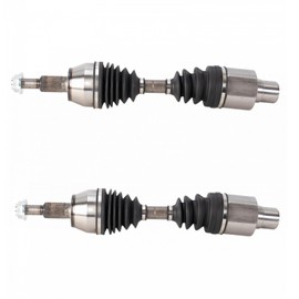 TRQ Front CV Axle Shaft Assembly Set Compatible with 2005-2010 Dodge Dakota 2006-2009 Mitsubishi Raider 2011 Ram