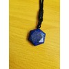 RICHARD-911 Collar Estrella Hexagonal De Cuarzo Lapislazuli Amuleto Sueño Hombre