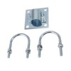 Antenna Mast Pipe Mount Stable Support Flexible Adjustment Aluminum Alloy