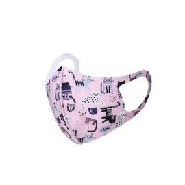 Cat Mask Reusable Cotton Face Masks, Breathable Cloth Dust mask, Washable Mouth, Nose Shield & Face Covering Protection, Anti Smoke Pollution Bike Motorcycle Sport- Kids 2Pcs