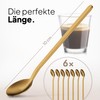 JODORA Designer Espresso Spoon Gold – Set of 6 Espresso