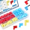 smseace 80Pcs Right Angle Spade Connector 22-18/16-14/12-10AWG Nylon Quick Disconnect