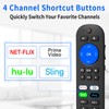 Programmed Remote for Roku Remote Replacement with Volume Key -