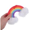 OATIPHO 2Pcs Rainbow Bath Balls Set Adorable Ice Cream Shower