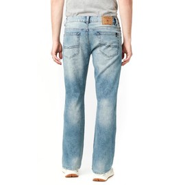 Buffalo David Bitton Men's Relaxed Straight Driven Jeans, Sandblasted Blue Wash Indigo, 34W x 30L
