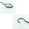 Hoshisea Pack of 12 Hanging Hooks, S Hooks, Black, Used