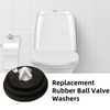 6Pcs Replacement Rubber Ball Valve Washers,Toilet Diaphragm Washer,Float Valve Rubber