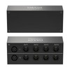 Cubilux 4-Way XLR Stereo Audio Passive Splitter, 1 Female to