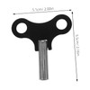 TEHAUX Steel Clock Winding Key Durable Precision Tool for Clock