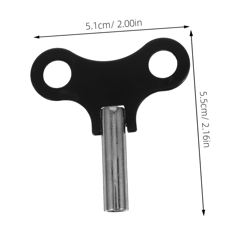 TEHAUX Steel Clock Winding Key Durable Precision Tool for Clock