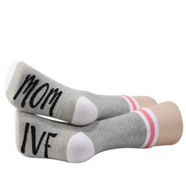 PWHAOO 1 Pair IVF Socks IVF Mom/Dad Socks Infertility Socks IVF IUI Gift Lucky Fertility Socks, Ivf Mom Sock, One Size